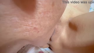 amateur shaved pink pussy closeup after 265 days of fucking