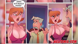 damn this chubby babe bounces big ass on thick cock in naughty animation hentai!