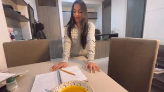 Dirty Maid Cooks While I Slam Dick in Her Big Ass and Creampie Mouth