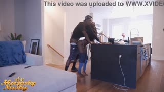 petite black amateur welcomes dick deep for creampie celebration