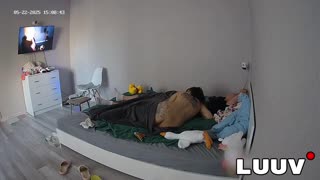 Luuv: Emily at Damon Tense na Homemade Tattoo Couple Walang Condom sa Kwarto