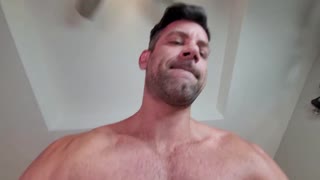 POV Buff Muscle Stud with Abs Pounds Fit Brunette Missionary in Bedroom