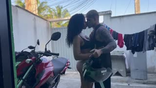 uhh the married latina neighbor hopped my backyard fence jus to ride my cock hard..