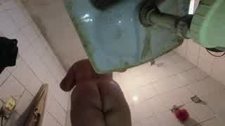 that perv sneaks in while i'm stripping my uniform in the bathroom... like spying on me?