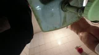 that perv sneaks in while i'm stripping my uniform in the bathroom... like spying on me?