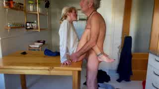 Blonde Does Missionary Creampie In Clip Three