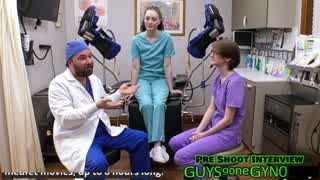 check out nurse azra iahmir and virgin nurse luci starr's cum extraction clinic #14!