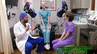 check out nurse azra iahmir and virgin nurse luci starr's cum extraction clinic #14!