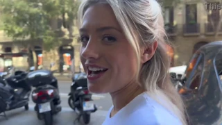 fit pawg tour guide with perfect round ass and big tits gets hard fucked outdoors in barcelona by long cock doggystyle and cowgirl
