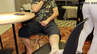 Berbual tentang kemas kini leggings putih fetish Juliacarioca! Sangat panas! 🔥