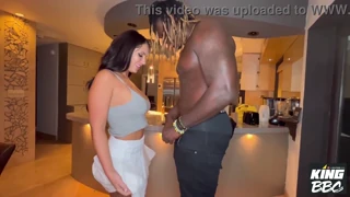Alexa Payne com Buracos Cheios pelo Pau Grande do KingBBC em Encontro Interracial