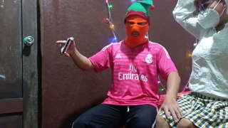 Christmas surprise turns into a hot amateur pounding session