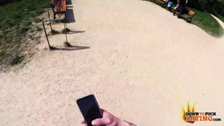 DTFdating - भूरी एमआईएलएफ बड़ी नैचरल छातियों वाली अजनबी से वाइल्ड आउटडोर सेशन में पाउंड होती है