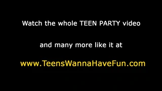 Amateur teen lesbians using toys at party