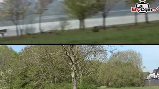 Ova debela Njemačkinja s ogromnim sisama pokupom online za outdoor jebanje