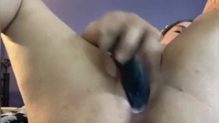 Kolla fisting båda hålen leksaker buttplugs sprutar överallt!