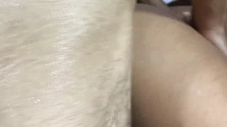 This redhead pitched in to help us bang Mariangel Belle during amateur threesome fun