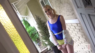 slim blondie chloe cherry teases natural backdoor depths for intense action