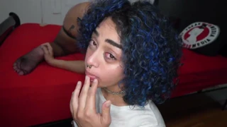 Hey check out Queen Rogue and Curlyrican in our double Puerto Rican threesome bang!