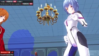 Hai visto Rei e Asuka in questo intenso trio creampie con azione lesbica?