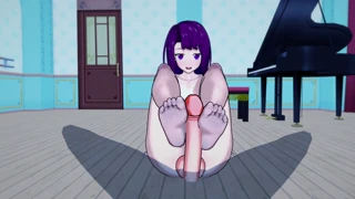 Hentai 3D culo grande montando duro tetas rebotando