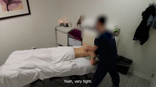Oh man, this gorgeous Japanese waitress said no no no boyfriend but smiled big after pussy fuck massage