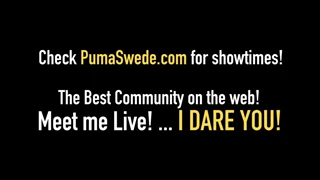 Super fit Puma Swede frister sin våde fisse i dampende jacuzzi