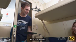 ヘイ、ワイルド・アナルとホット・ブロージョブをパブリックでストレンジと渇望？HUNT4Kがお届け！