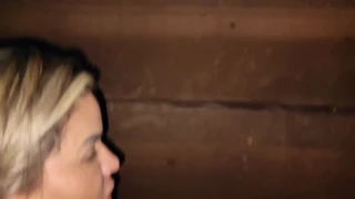 Intensiv anal creampie-äventyr utomhus på natten vid järnvägen med Vagninho och Luna Oliveira