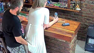 caught her upskirt pussyfucking cheating on spy cam! 📹🍑