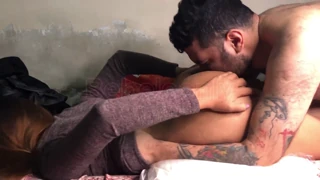 Nasse Muschi Anal Lecken Cumshot auf Arsch