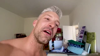 Kristy Black gags on Lutro's big cock in steamy POV blowjob BTS before Legal Porno