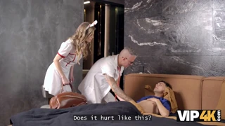 VIP4K. 'Tara, Aalagaan Kita Ngayon,' Sabi ng Naughty Nurse Habang Sumasakay sa Pasyente sa Emergency
