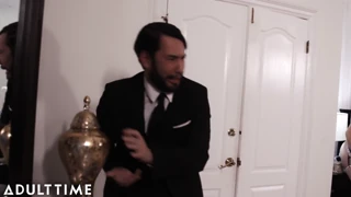 housekeepers take anal right on the boss bed