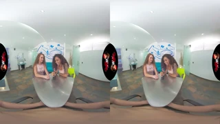VRLATINA.COM GRAPHIC INTERRACIAL THREESOME VR IN 5K