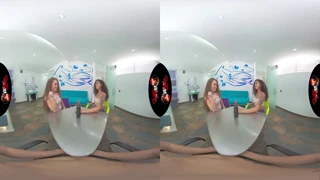 VRLATINA.COM GRAPHIC INTERRACIAL THREESOME VR IN 5K