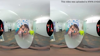 VRLATINA.COM GRAPHIC INTERRACIAL THREESOME VR IN 5K
