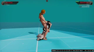 ¡Oye, Ginny pelea contra Draka en acción desnuda 3D!