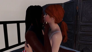Red-Hot Lesbian Babes Dive into Intense Pussy Licking and Fingering Action. Their Ebony and Redhead Chemistry Ignites in Stunning HD