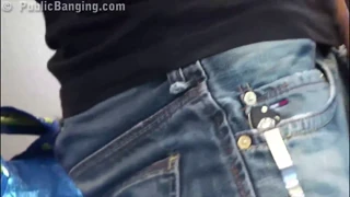blonde big tits babe subway train public gangbang orgy threesome
