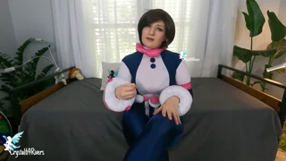 Hey, watch this big-titty teen 18+ guide you with a hot JOI and cum countdown