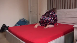 big ass mature milf left bathroom door open on purpose 😏 why busty babe walks without panties or bra under bathrobe? pawg anal shower voyeur bbw amateur peeping 👀🍑