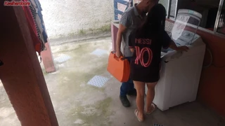Hei, bojo omah sing nikah, pengin mbayar perbaikan karo bokong sing panas nalika dheweke lunga?