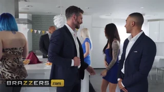 "Karma Rx, why turn party tricks with Ricky Johnson?" she teases in Brazzers