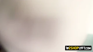Tiny petite pussy vs massive white fat cock in office