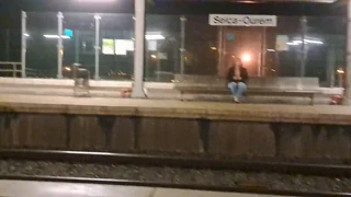 heart racing public train station fuck with stranger outdoors