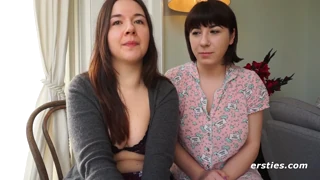 kriss and lea lock lips then eat pussy deep