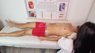 oh man, i’m so nervous... seeing that huge thing get hard in the hospital!
