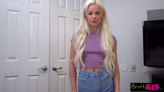 Sorellastra sfacciata Elsa Jean scambia soldi per sborrata S11:E1