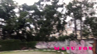 Caught in the act, Manu Fox gets taken hard outdoors with a surprise finish
